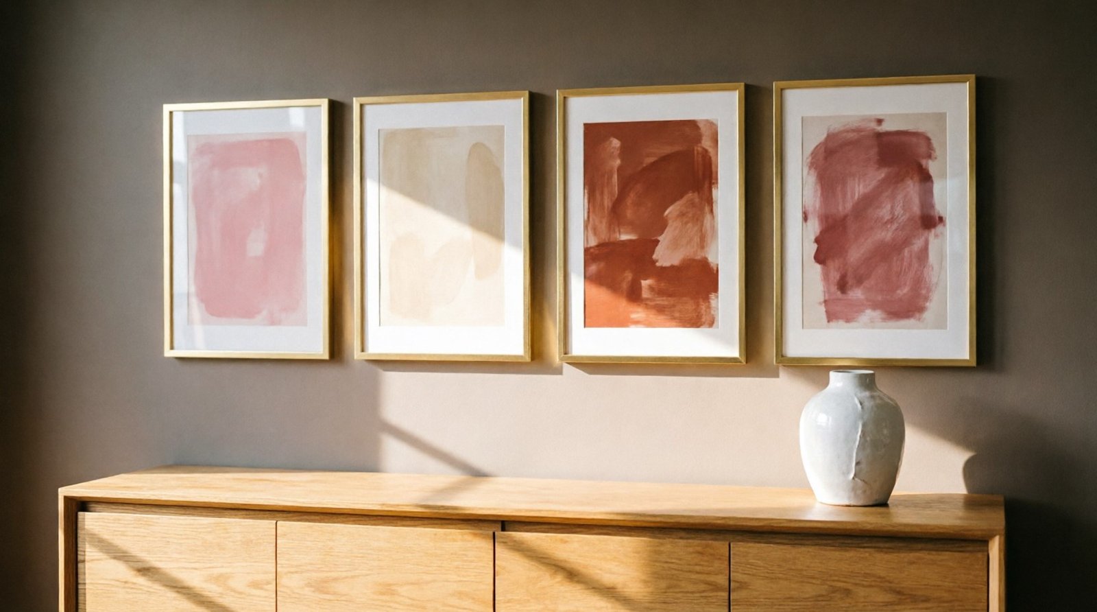 Framed floral print